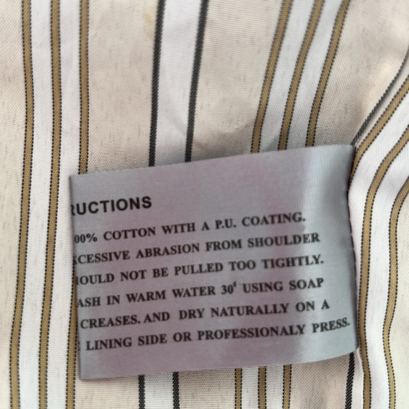 Francis Campelli Coat by Mackintosh Rainwear Belted Trench Waterproof Size 14 - Picture 8 of 9